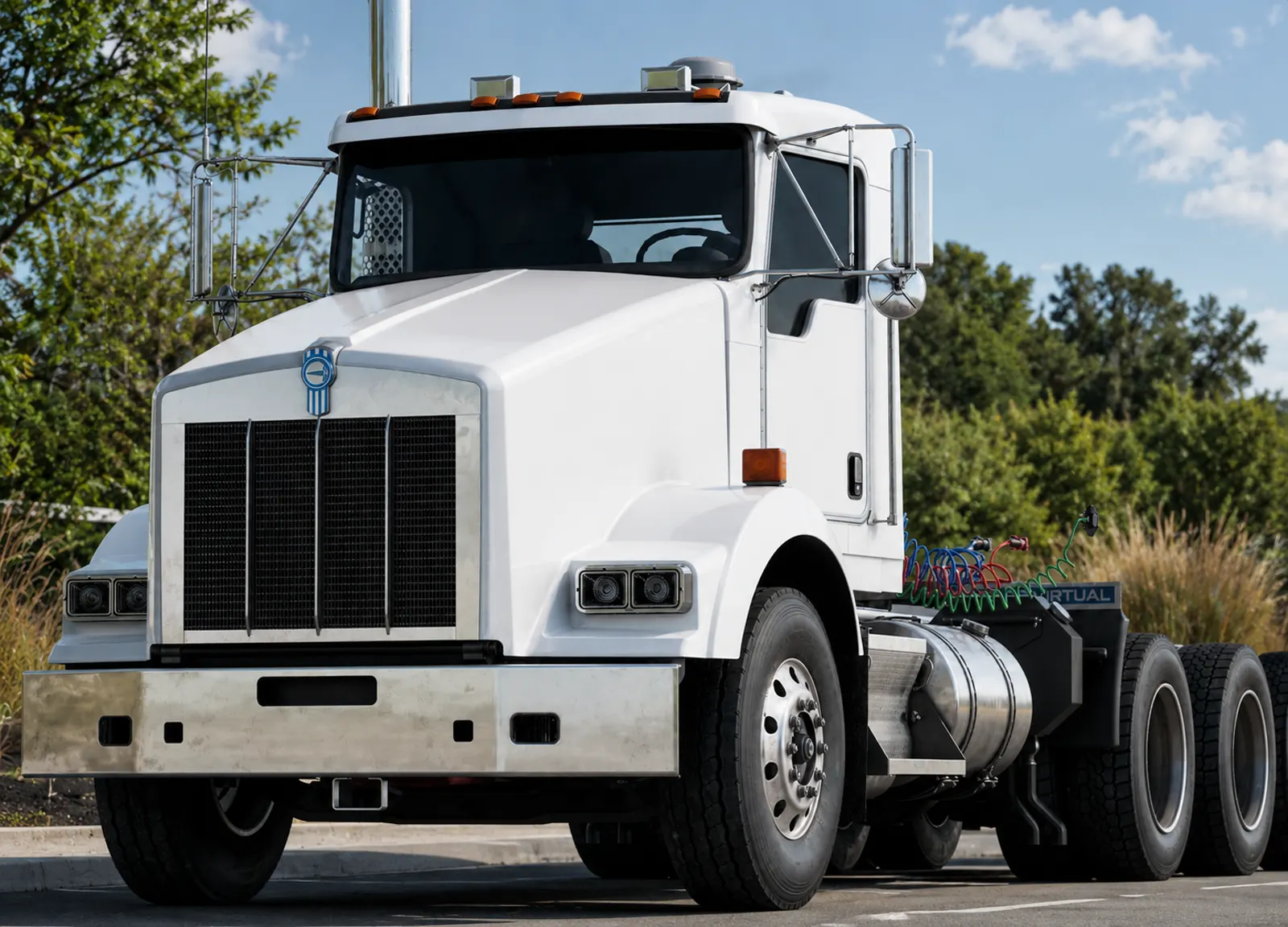 Heavy duty truck vehicle render.